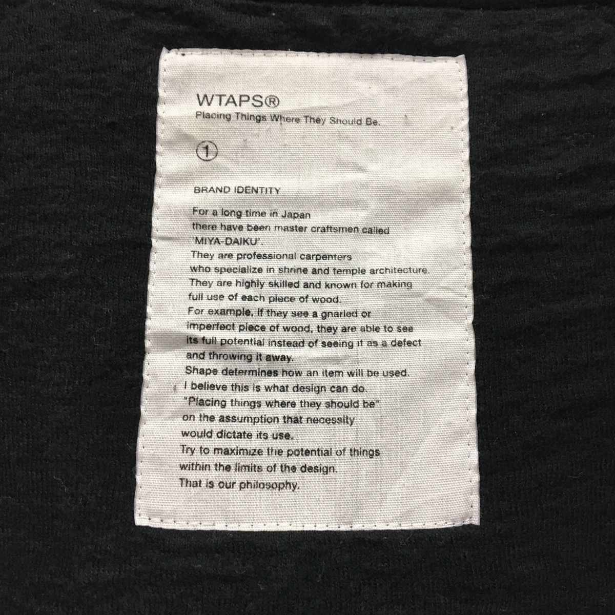 Japanese Brand × Wtaps WTAPS Zipped Up Plain Hoodie Size US S / EU 44-46 / 1 - 14 Thumbnail