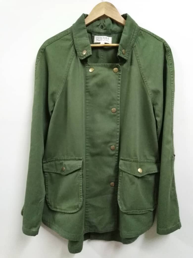 Elizabeth and James Made In Usa Parkas Green Army Parkas Elizabeth And James Size US L / EU 52-54 / 3 - 2 Thumbnail