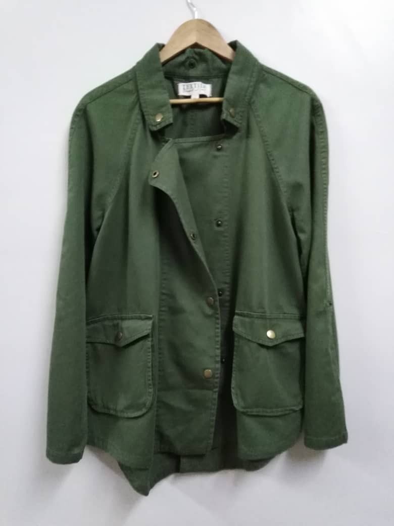 Elizabeth and James Made In Usa Parkas Green Army Parkas Elizabeth And James Size US L / EU 52-54 / 3 - 3 Thumbnail