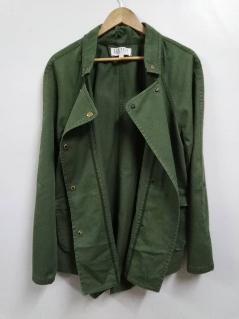 Elizabeth and James Made In Usa Parkas Green Army Parkas Elizabeth And James Size US L / EU 52-54 / 3 - 4 Thumbnail