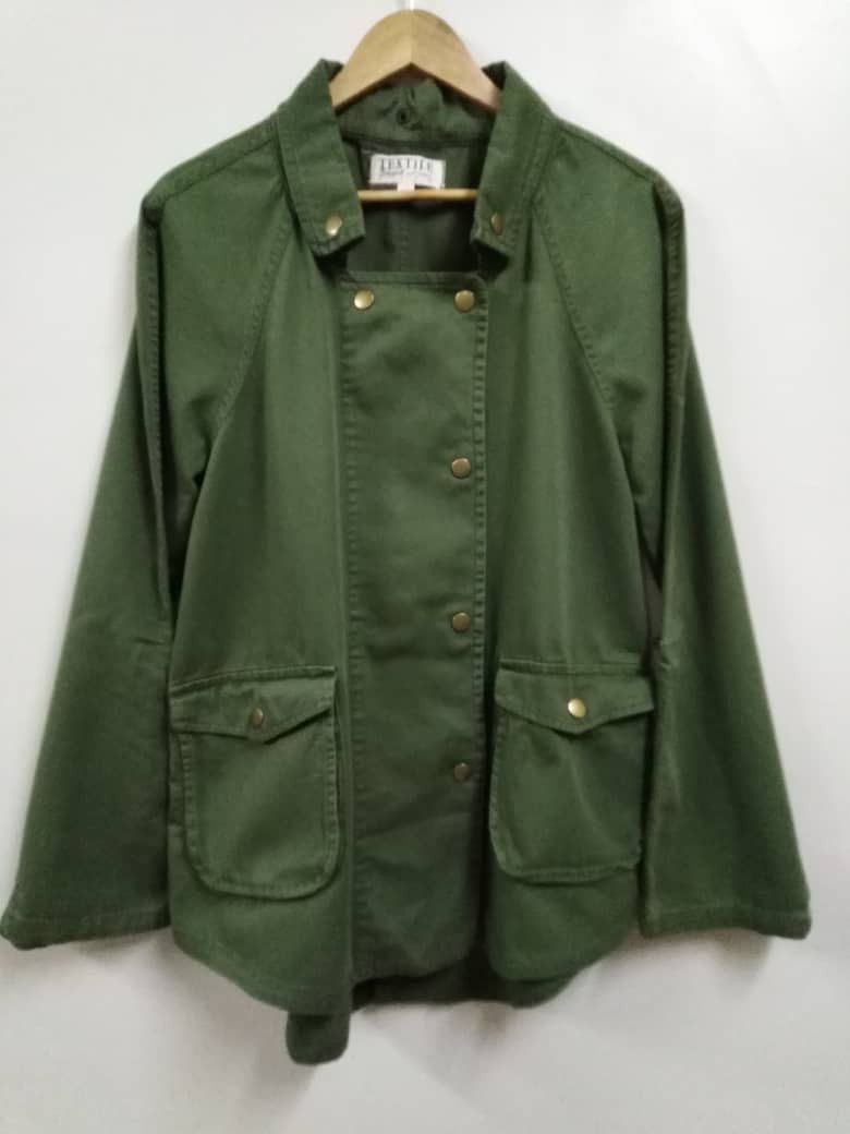 Elizabeth and James Made In Usa Parkas Green Army Parkas Elizabeth And James Size US L / EU 52-54 / 3 - 1 Thumbnail