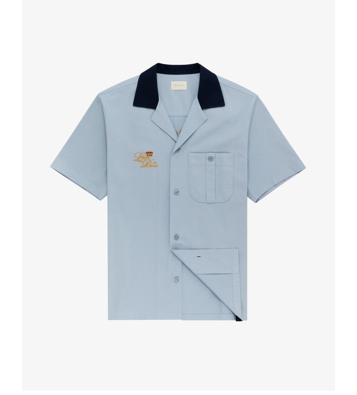 Aime Leon Dore Aime Leon Dore bowling mechanic shirt - blue | Grailed