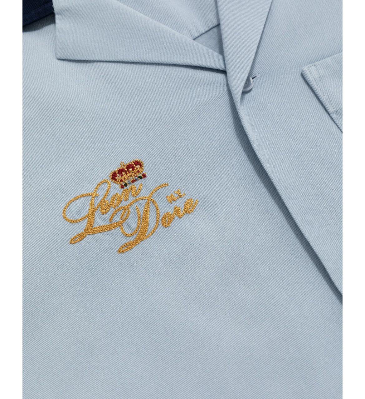 Aime Leon Dore bowling mechanic shirt - blue