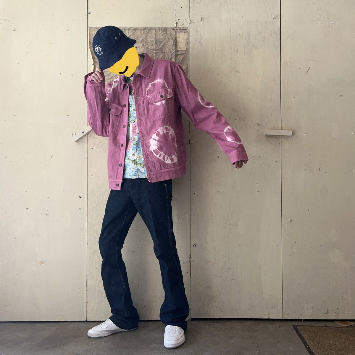 Stussy Tie-Dye Denim Jacket (Seoul Exclusive) Size US L / EU 52-54 / 3 - 7 Thumbnail