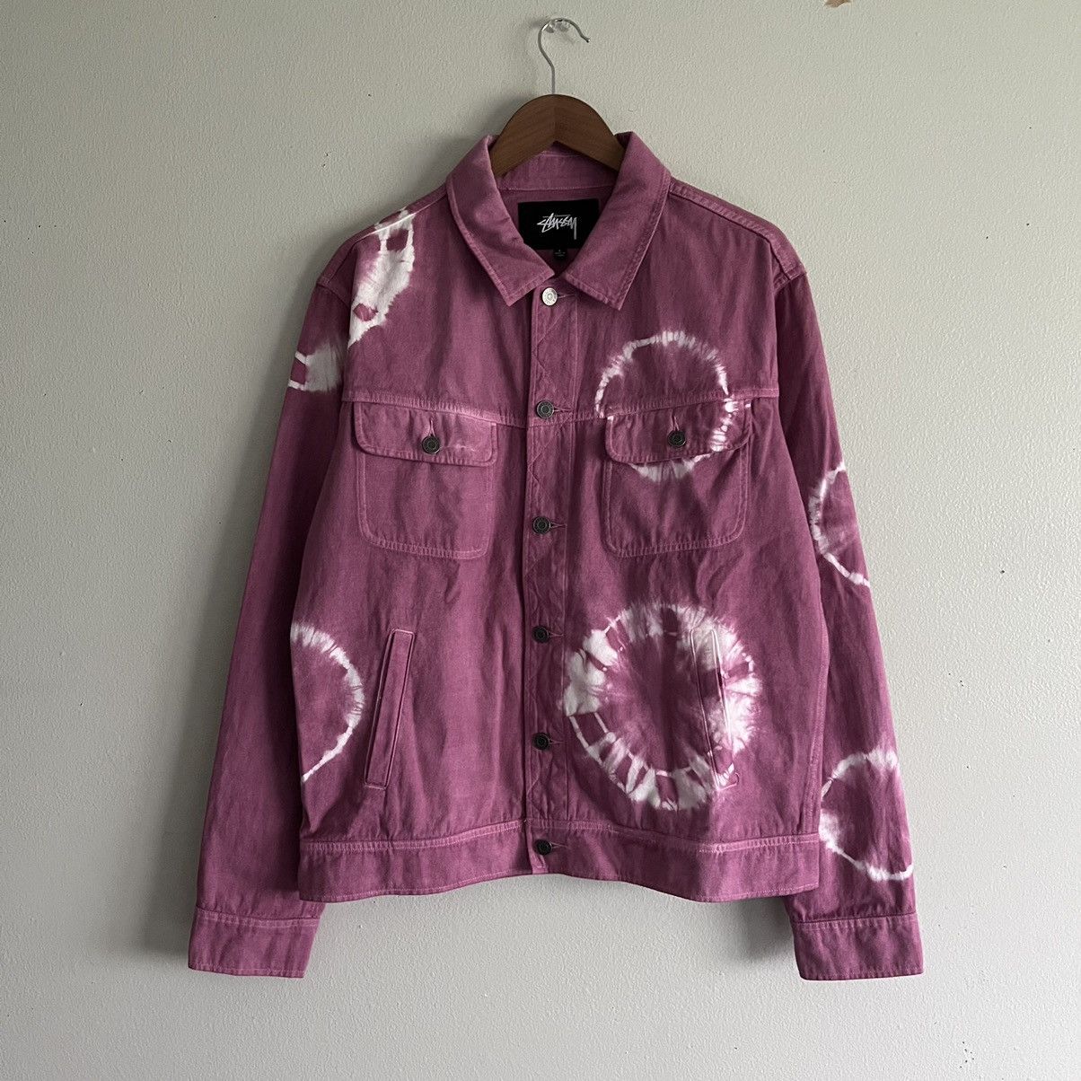 Stussy Tie-Dye Denim Jacket (Seoul Exclusive) Size US L / EU 52-54 / 3 - 1 Thumbnail