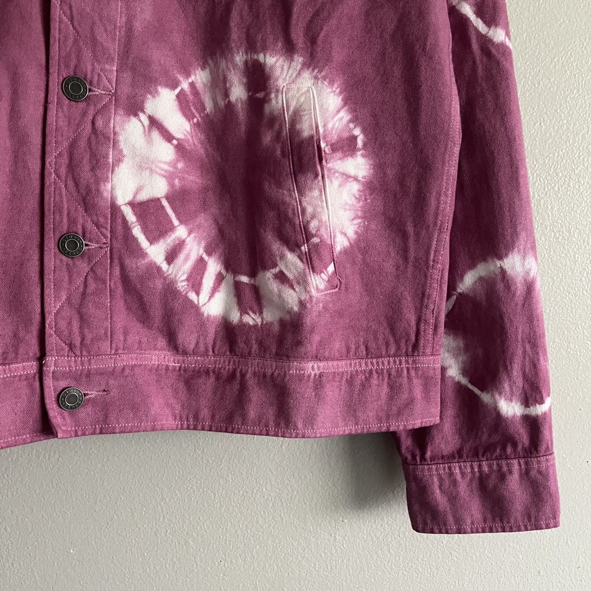 Stussy Tie-Dye Denim Jacket (Seoul Exclusive) Size US L / EU 52-54 / 3 - 3 Thumbnail