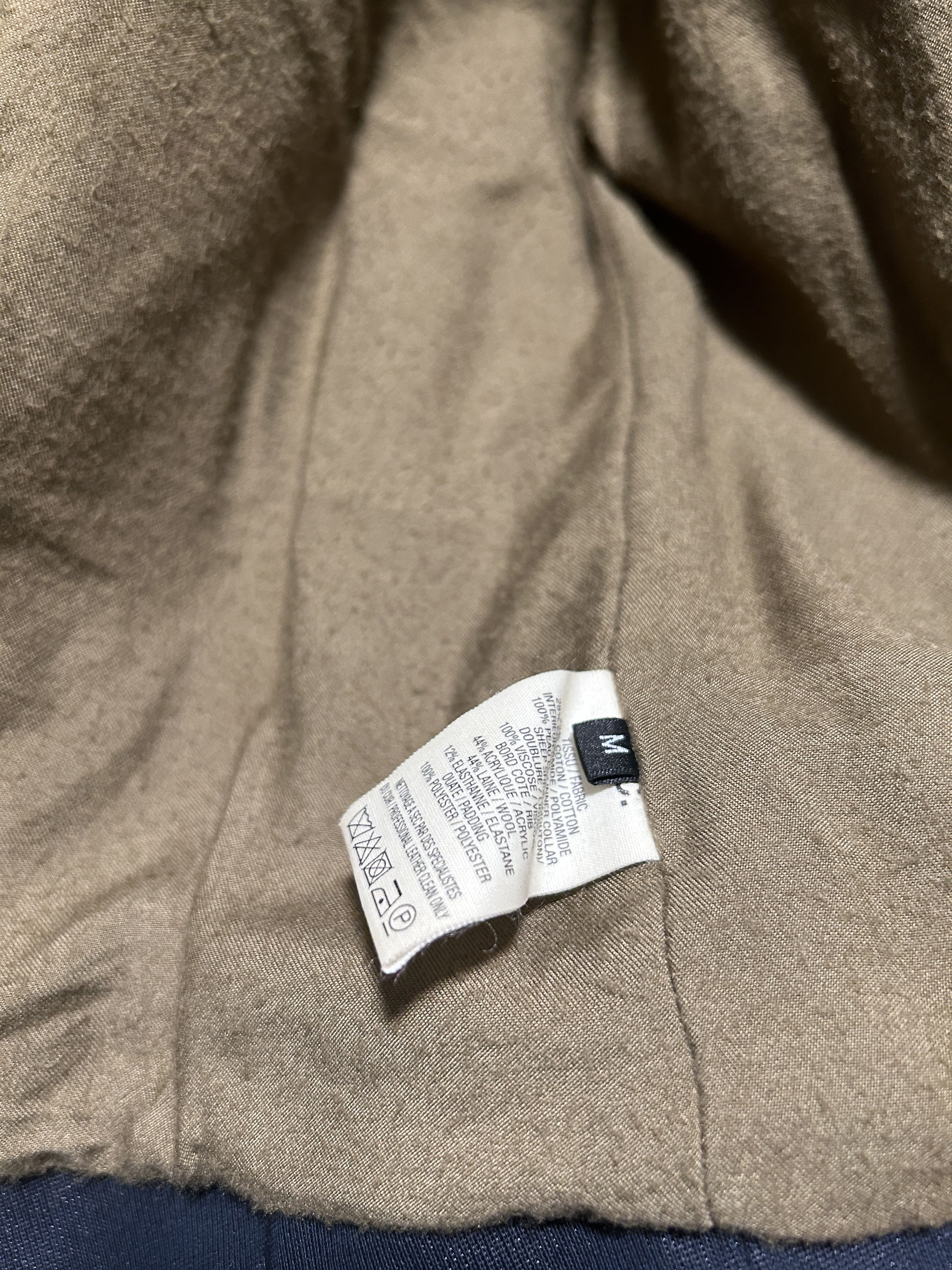 A.P.C. × Kanye West A.P.C. × KANYE WEST shearling bomber navy sheep lined jacket Size US M / EU 48-50 / 2 - 5 Thumbnail