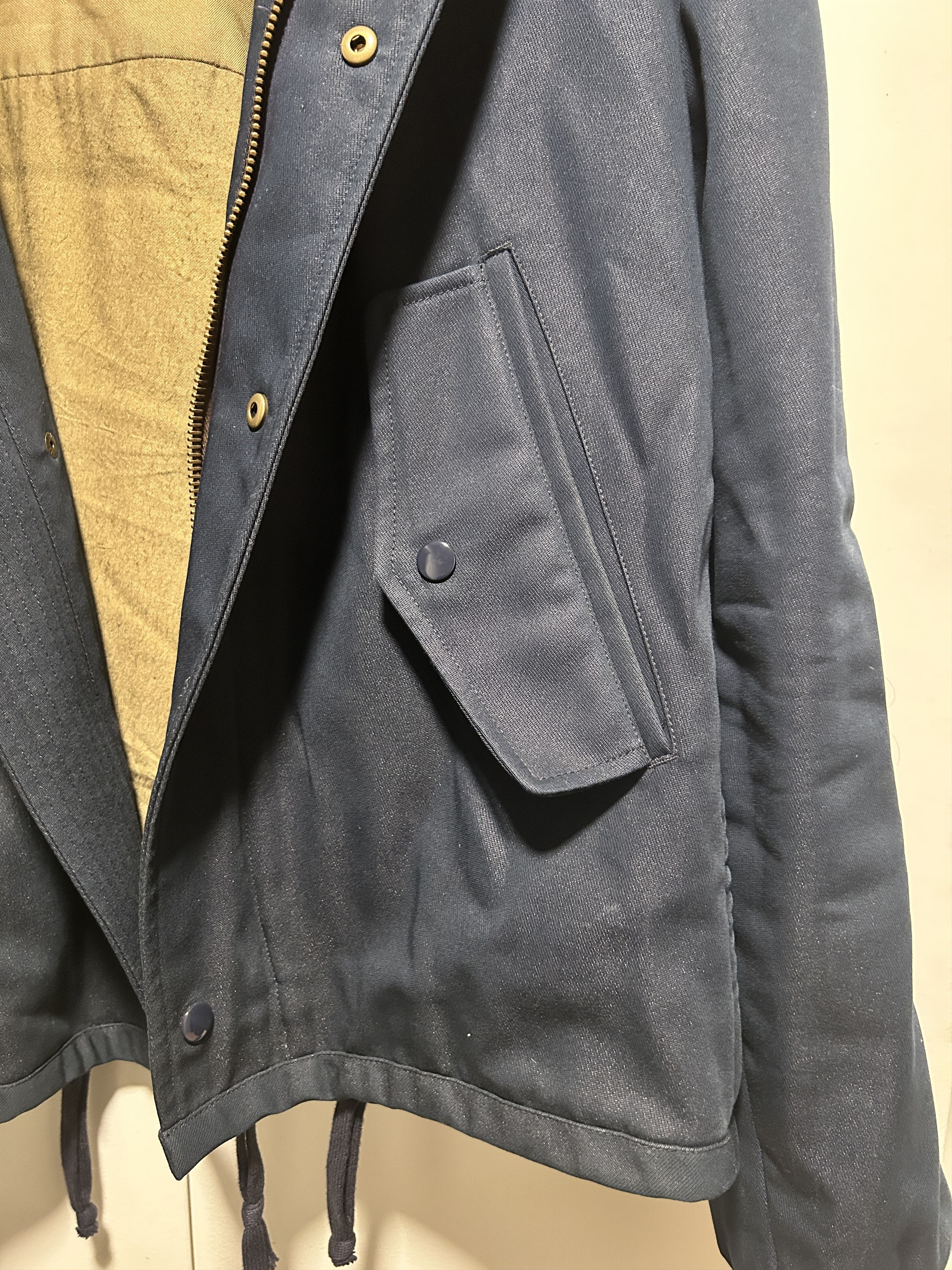 A.P.C. × Kanye West A.P.C. × KANYE WEST shearling bomber navy sheep lined jacket Size US M / EU 48-50 / 2 - 2 Thumbnail