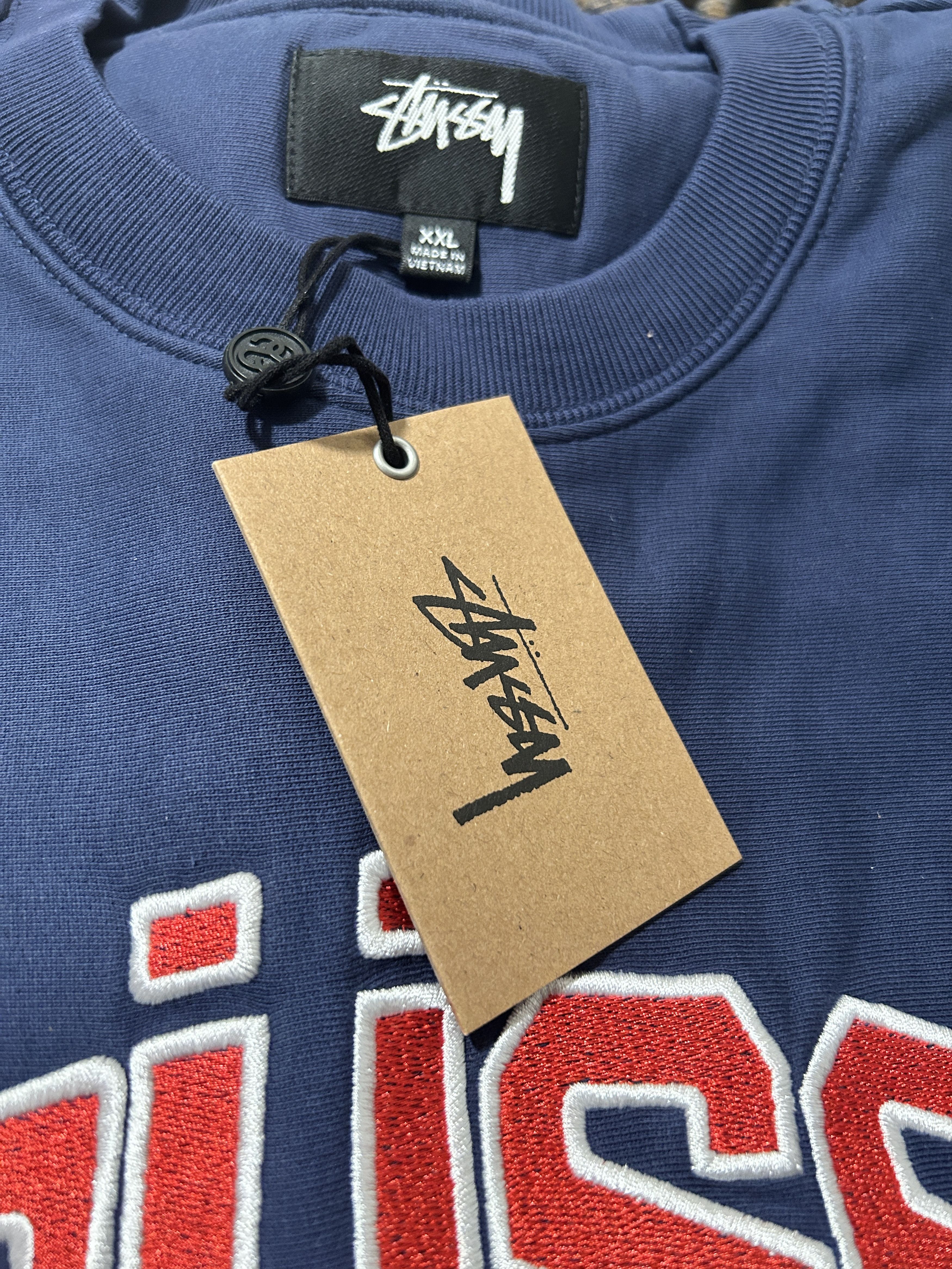 Stussy Stussy Relaxed Oversized Stussy Sport Graphic Crew Navy Size US XXL / EU 58 / 5 - 8 Thumbnail