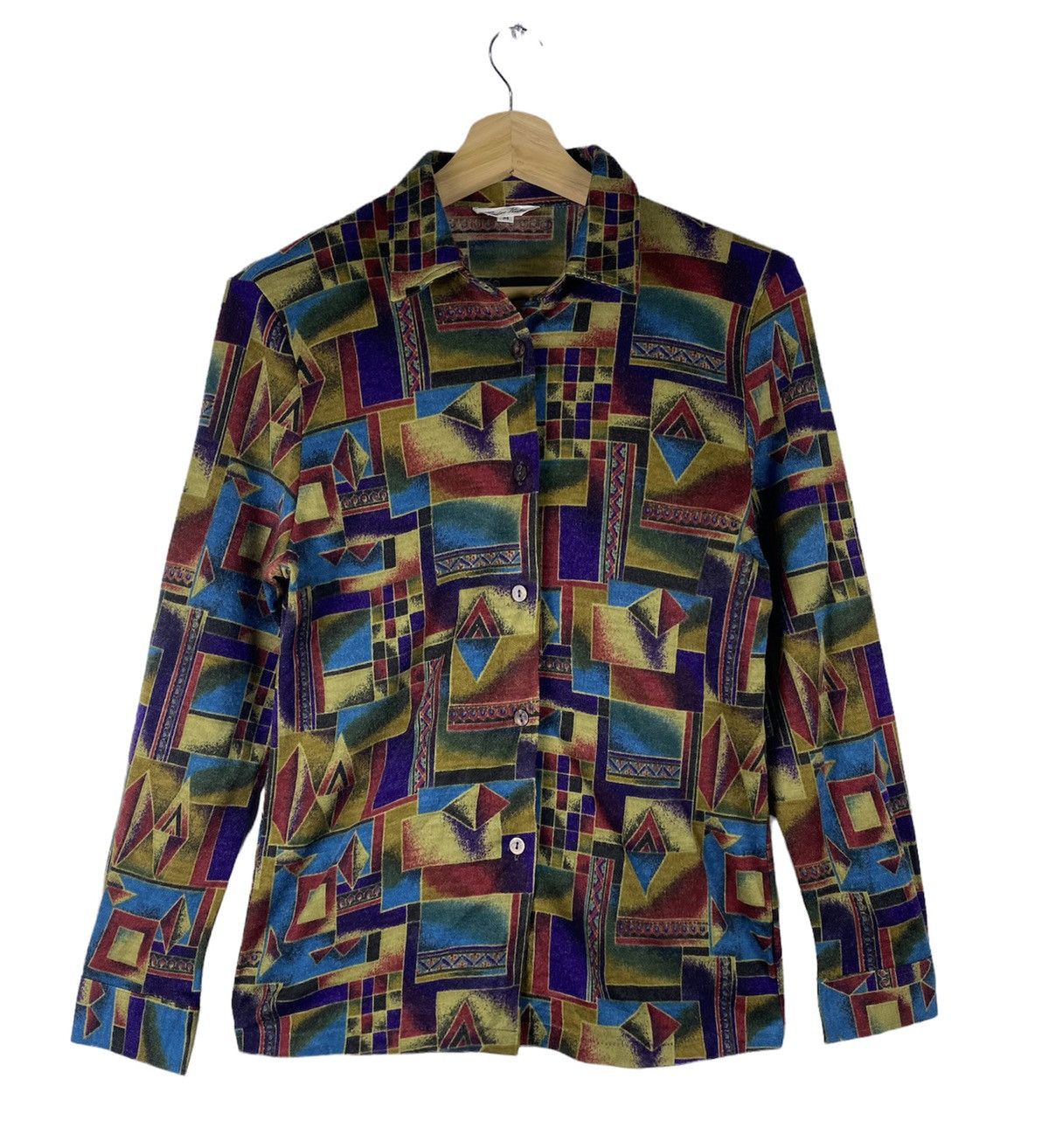 Flannel GONE 🔥 Vintage Ladies Multicolour Flannel Button Up Shirts Size ONE SIZE - 1 Thumbnail