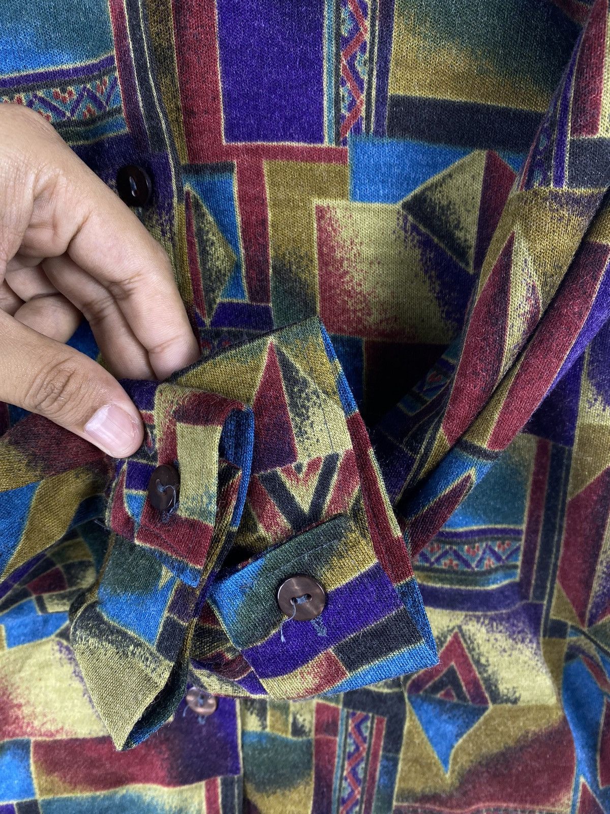 Flannel GONE 🔥 Vintage Ladies Multicolour Flannel Button Up Shirts Size ONE SIZE - 5 Thumbnail