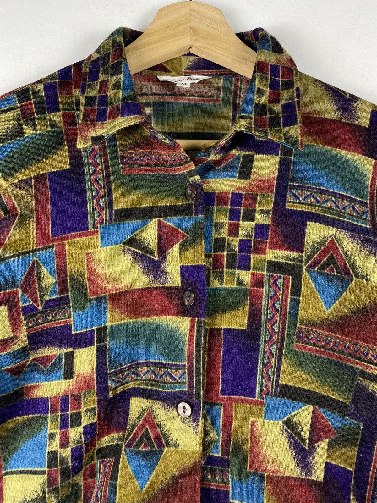 Flannel GONE 🔥 Vintage Ladies Multicolour Flannel Button Up Shirts Size ONE SIZE - 3 Thumbnail