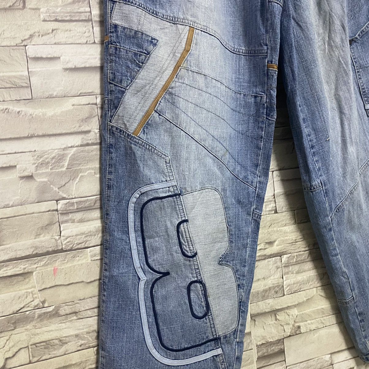 Marc Buchanan × Pelle Pelle Vintage Pelle Pelle Denim Multi Pocket Baggy Pants Size US 34 / EU 50 - 7 Thumbnail