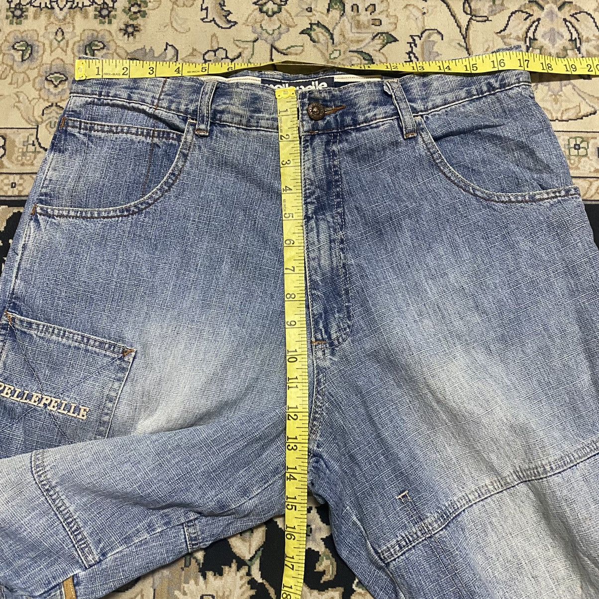 Marc Buchanan × Pelle Pelle Vintage Pelle Pelle Denim Multi Pocket Baggy Pants Size US 34 / EU 50 - 18 Thumbnail