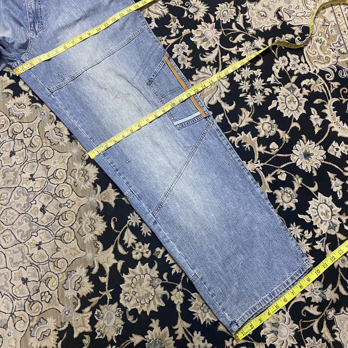 Marc Buchanan × Pelle Pelle Vintage Pelle Pelle Denim Multi Pocket Baggy Pants Size US 34 / EU 50 - 20 Thumbnail