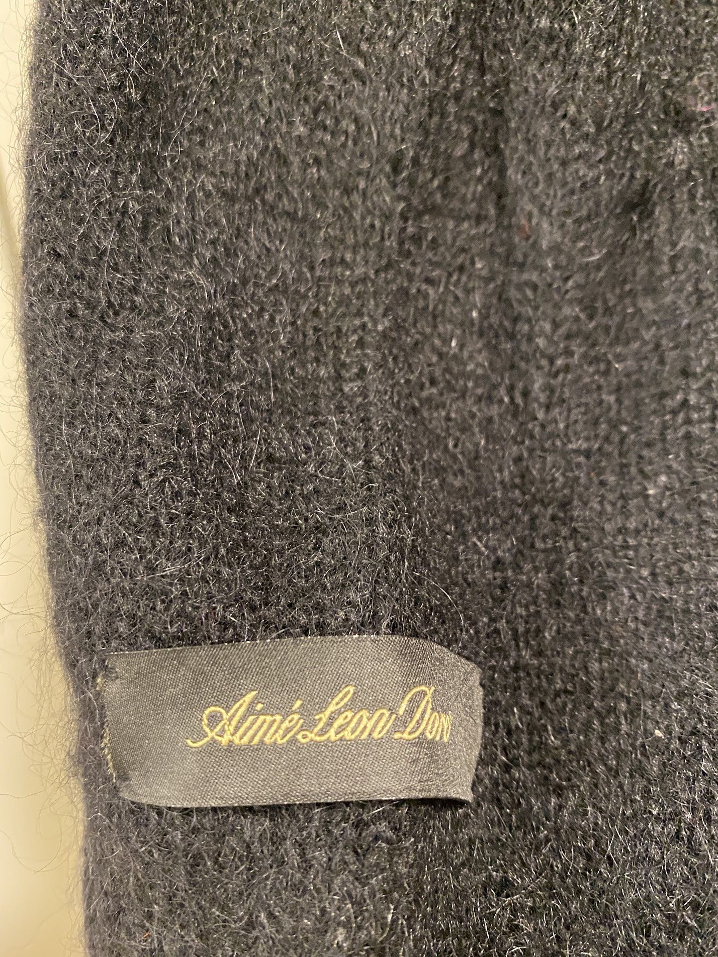 Aime Leon Dore Aime Leon Dore / ALD Mohair cardigan Sweater- black Size US M / EU 48-50 / 2 - 6 Thumbnail