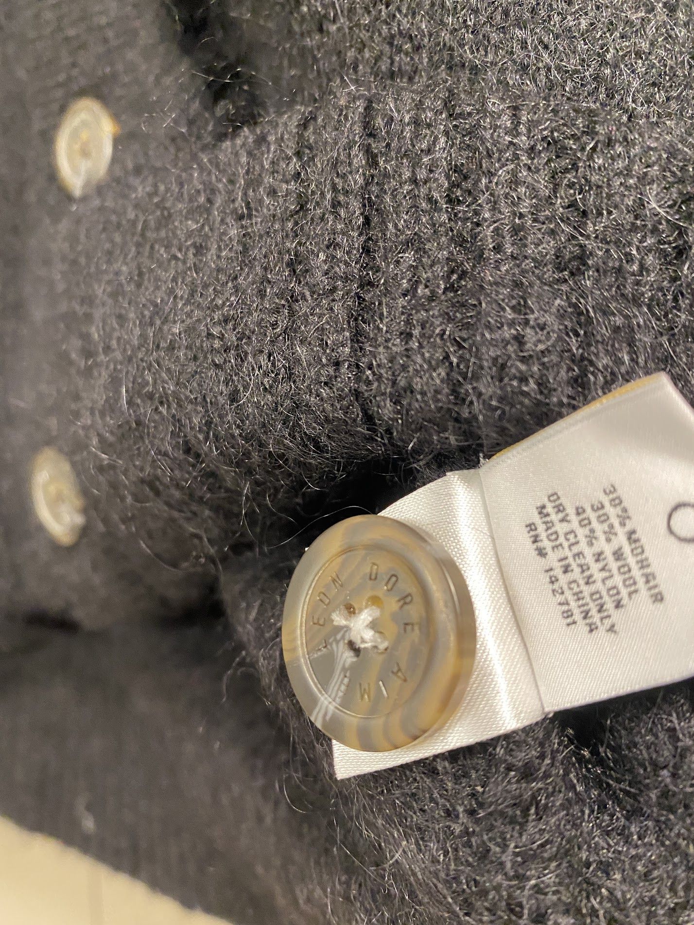 Aime Leon Dore Aime Leon Dore / ALD Mohair cardigan Sweater- black Size US M / EU 48-50 / 2 - 3 Thumbnail