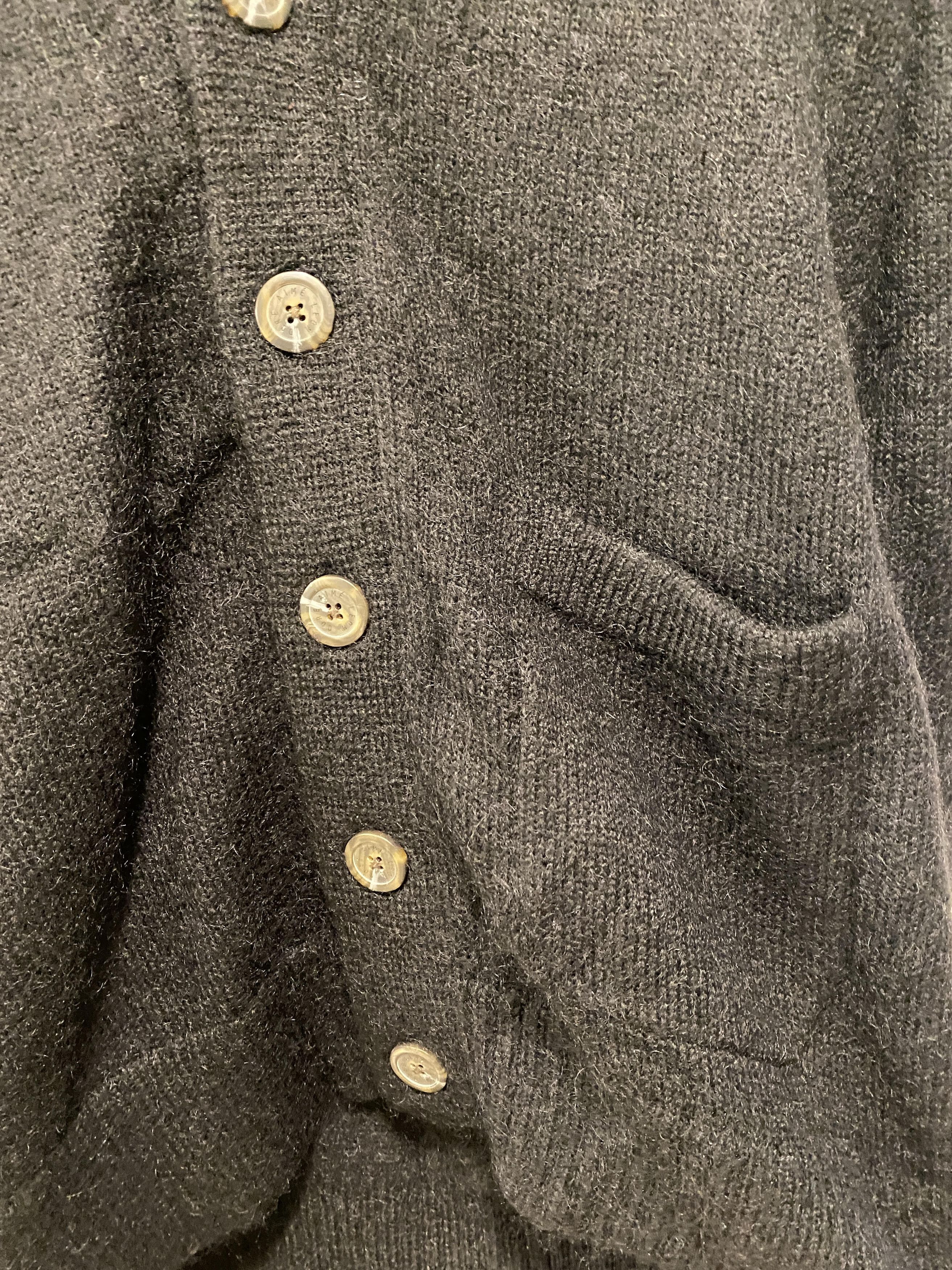 Aime Leon Dore Aime Leon Dore / ALD Mohair cardigan Sweater- black Size US M / EU 48-50 / 2 - 2 Thumbnail