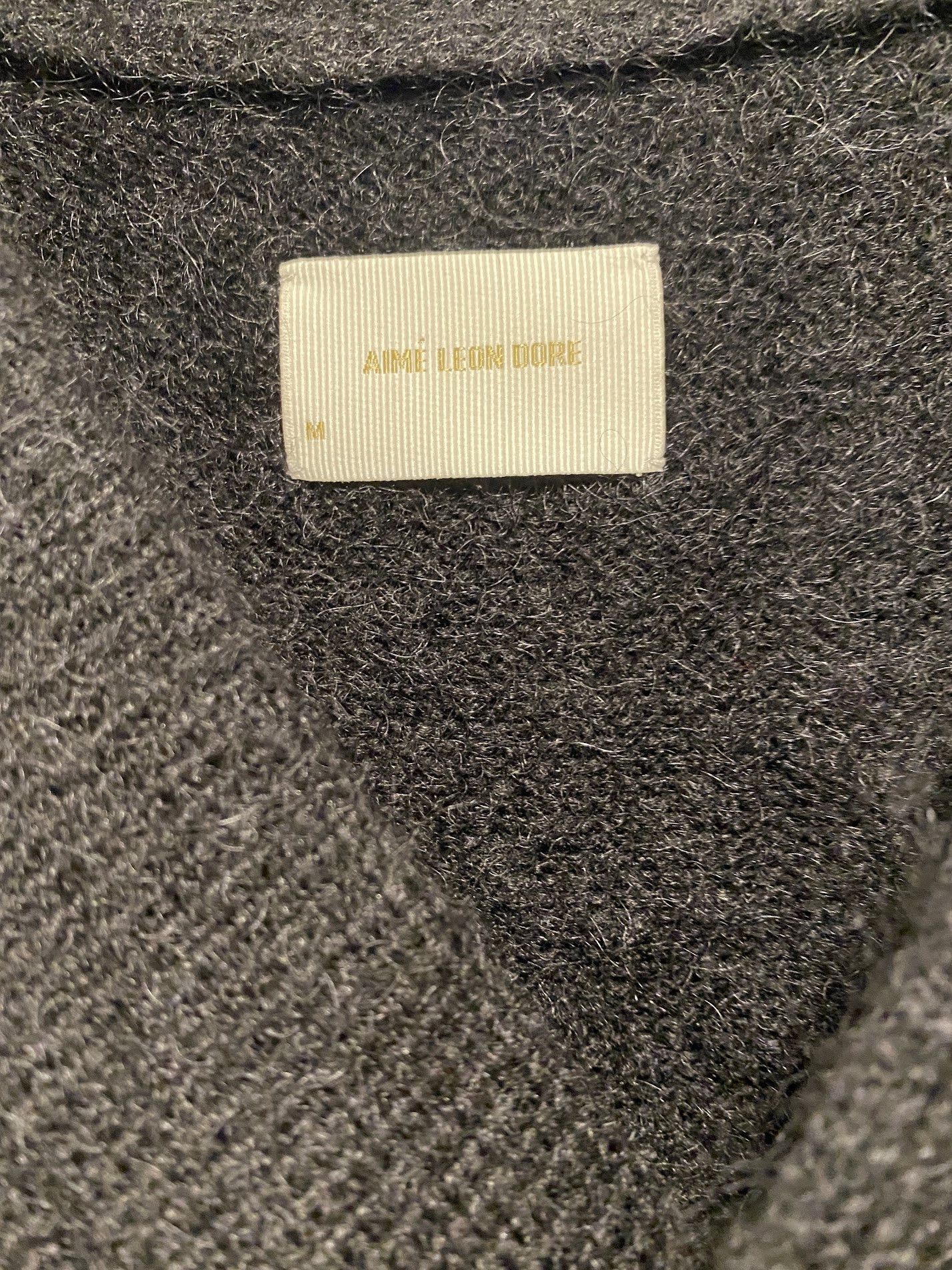 Aime Leon Dore Aime Leon Dore / ALD Mohair cardigan Sweater- black Size US M / EU 48-50 / 2 - 8 Thumbnail