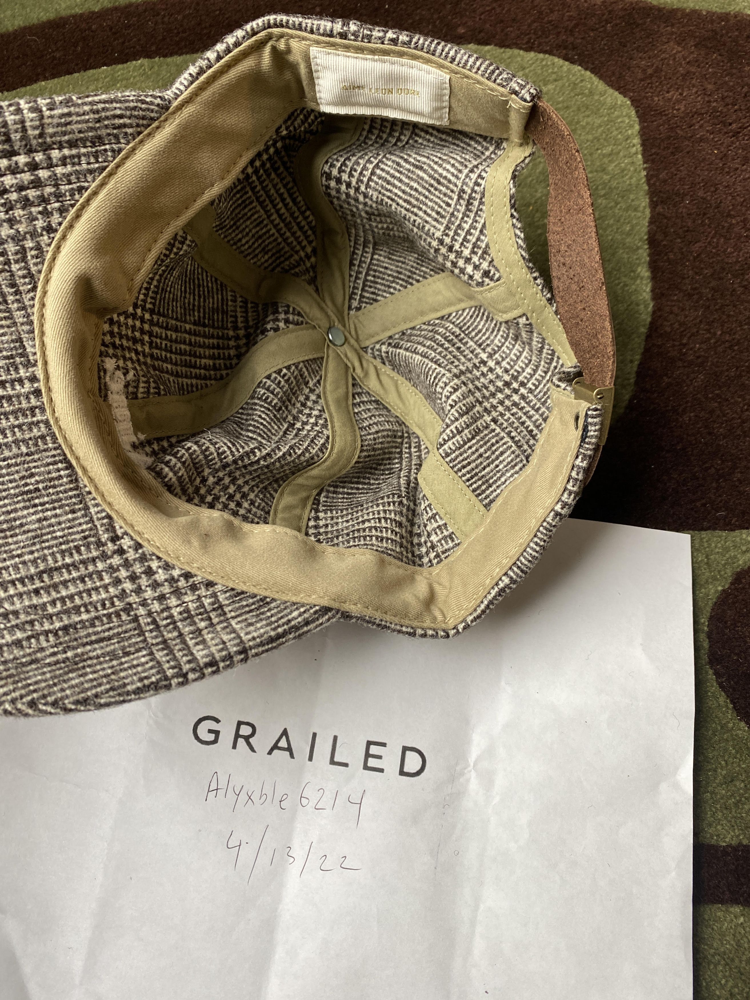 Aime Leon Dore Aime Leon Dore Wool Logo Hat -Grey Size ONE SIZE - 4 Thumbnail