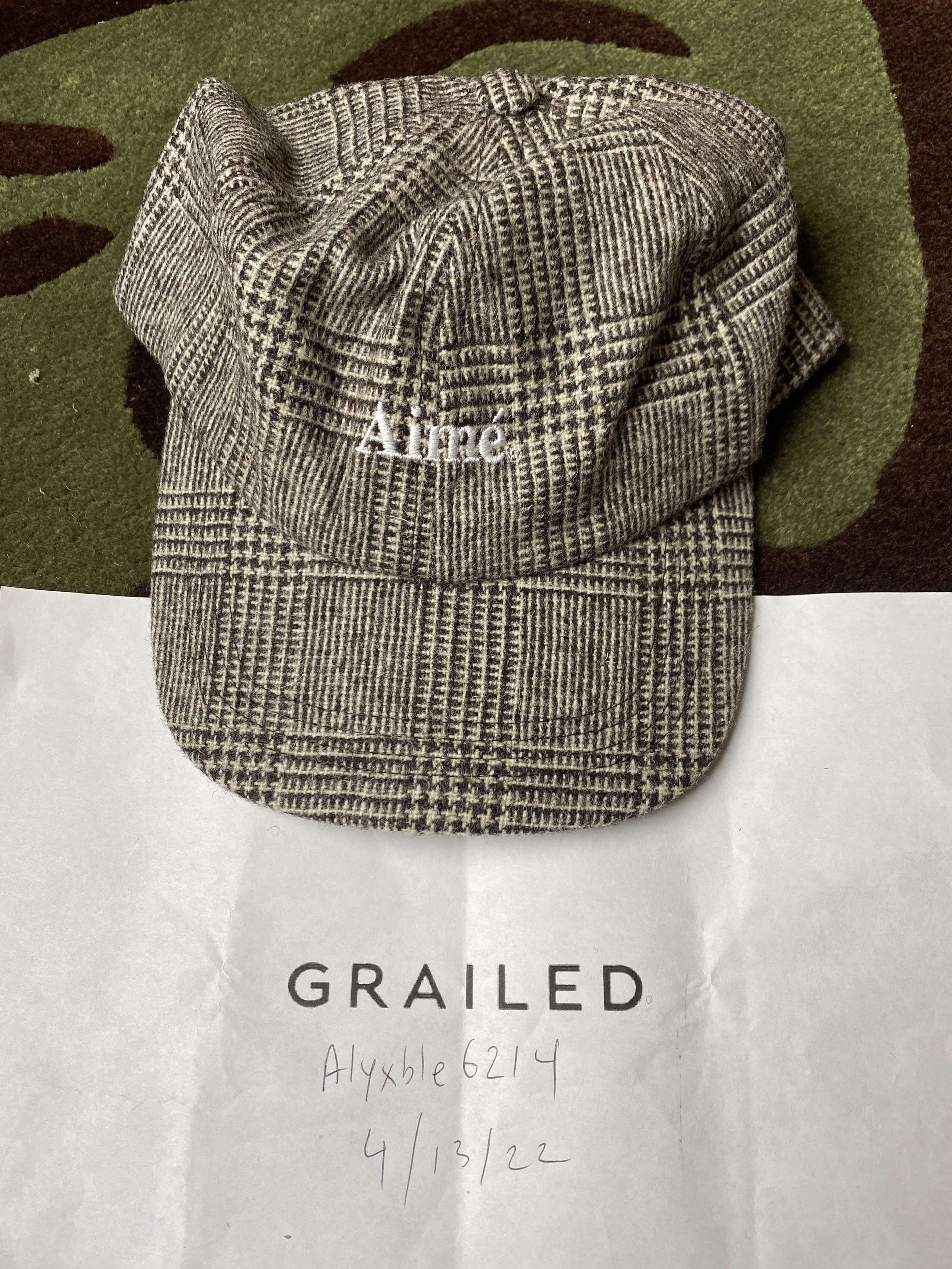Aime Leon Dore Aime Leon Dore Wool Logo Hat -Grey Size ONE SIZE - 1 Thumbnail
