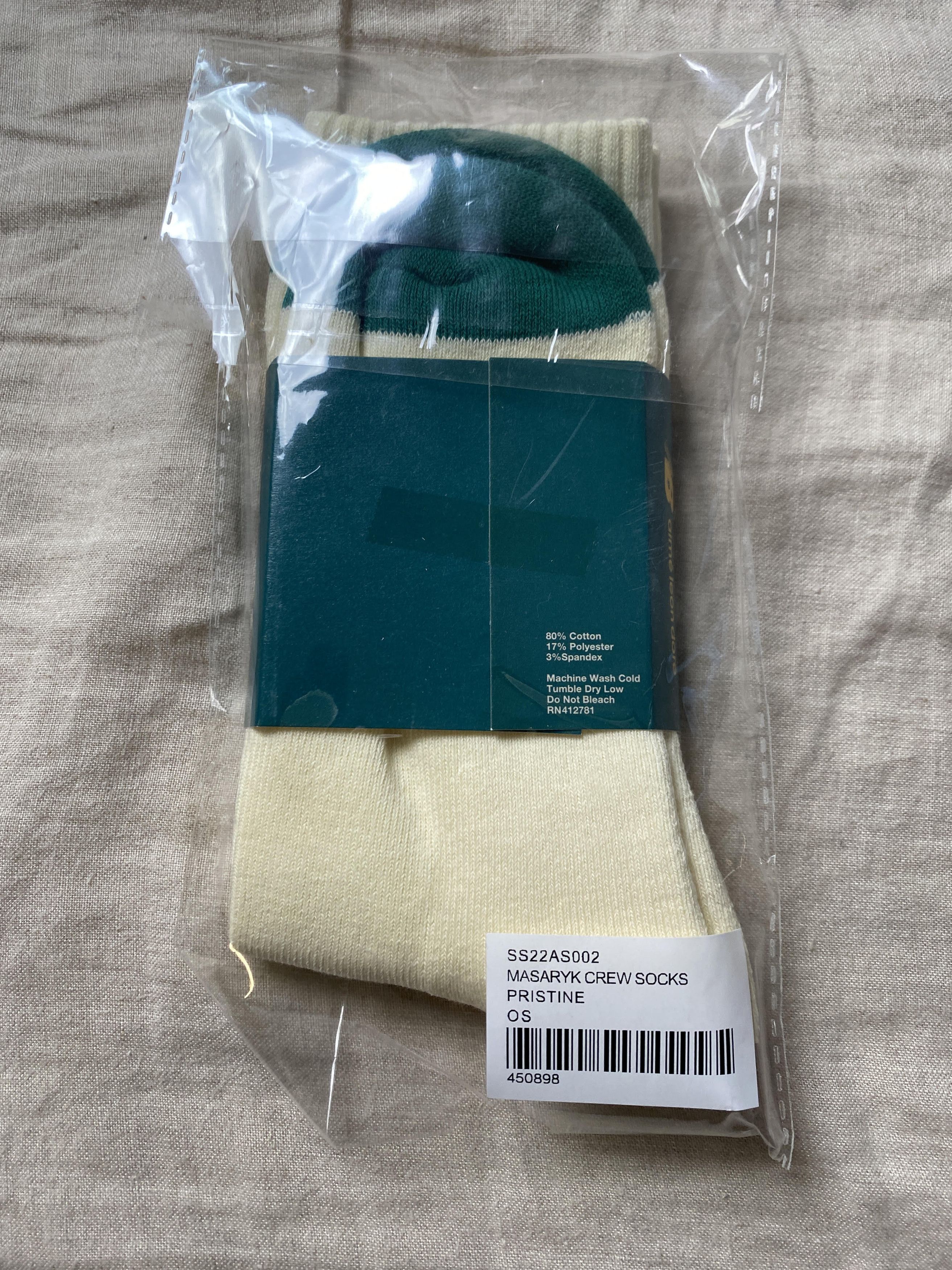 Aime Leon Dore aime leon dore / New Balance SONNY League Crew Sock- cream Size ONE SIZE - 2 Thumbnail