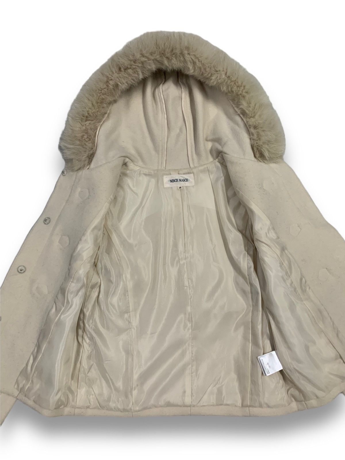 Japanese Brand Japanese Brand Misch Masch Real Fox Fur Buckle Coat Jacket Size M / US 6-8 / IT 42-44 - 15 Thumbnail