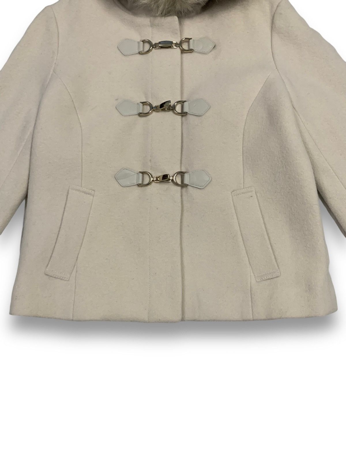 Japanese Brand Japanese Brand Misch Masch Real Fox Fur Buckle Coat Jacket Size M / US 6-8 / IT 42-44 - 10 Thumbnail