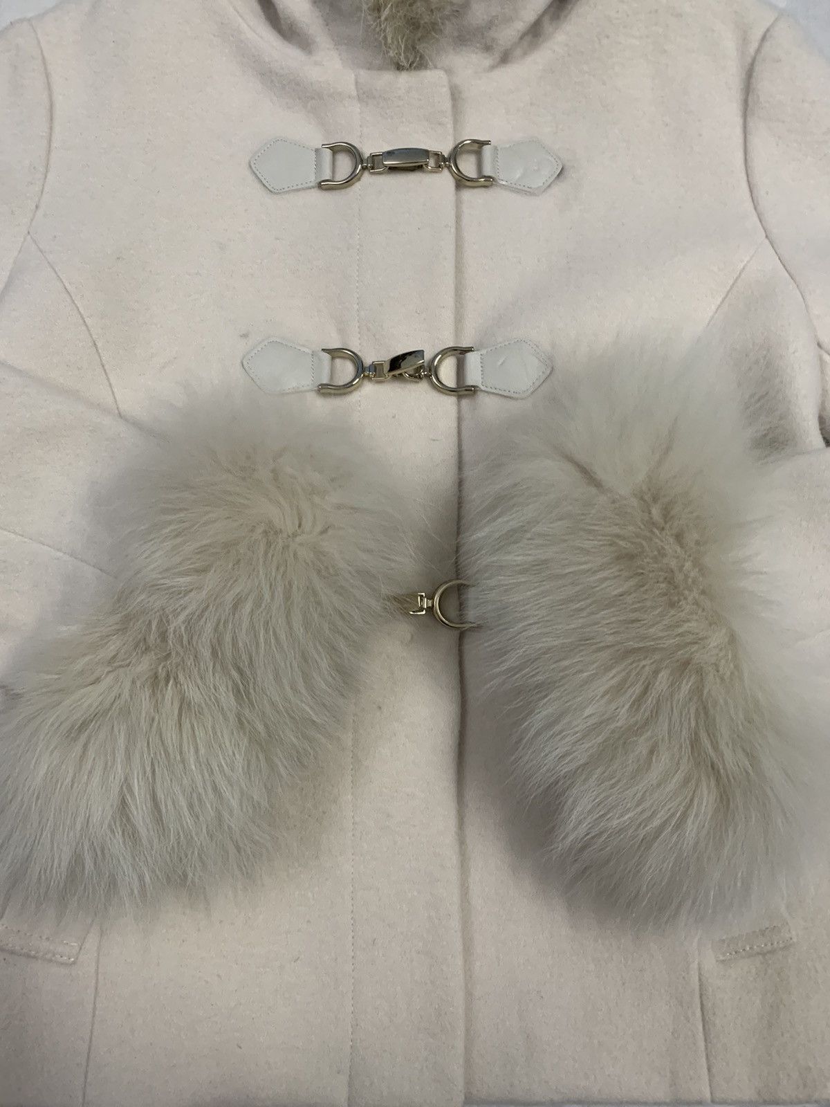 Japanese Brand Japanese Brand Misch Masch Real Fox Fur Buckle Coat Jacket Size M / US 6-8 / IT 42-44 - 11 Thumbnail