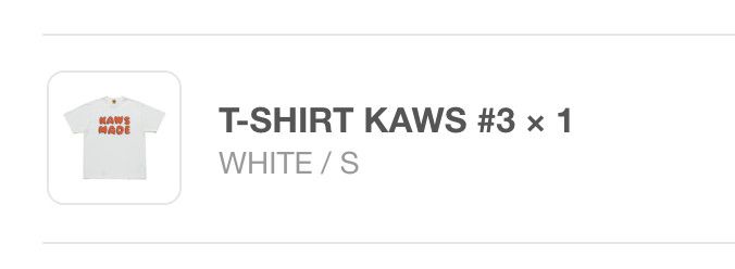 Human Made × Kaws Human Made × Kaws t-shirt white #3 Kaws made Size US S / EU 44-46 / 1 - 8 Thumbnail