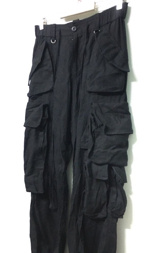 BUFFALO BOBS × Japanese Brand Parahute Boundage Cargo Pants inspire yohji yamamoto Size US 31 - 5 Thumbnail