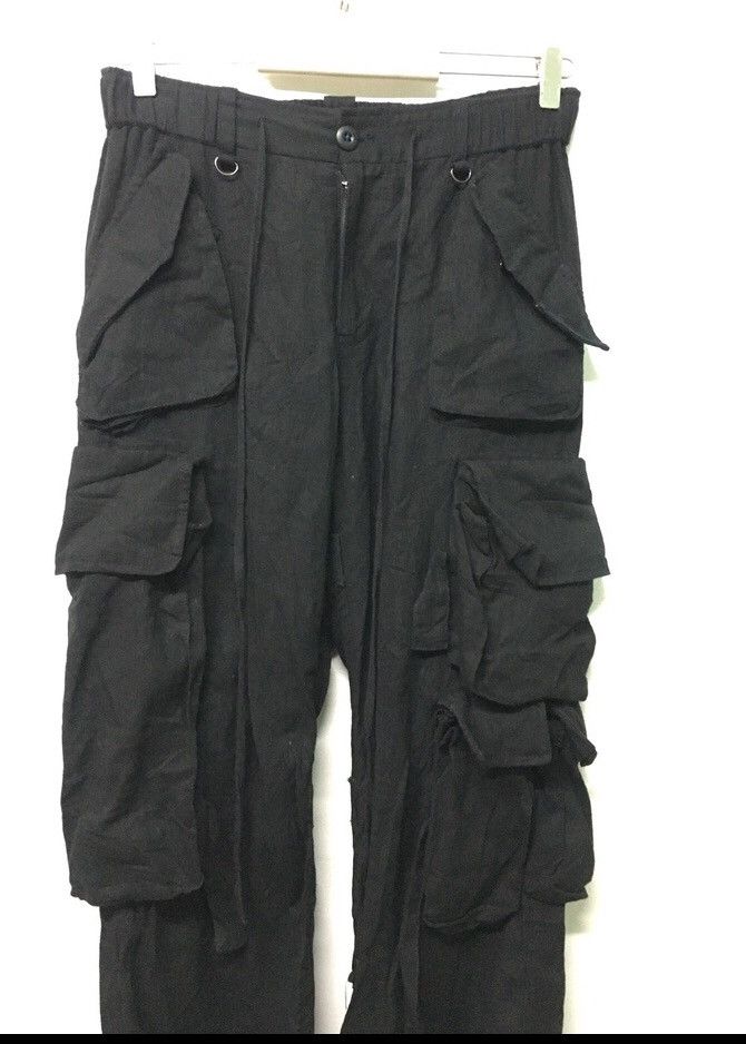 BUFFALO BOBS × Japanese Brand Parahute Boundage Cargo Pants inspire yohji yamamoto Size US 31 - 2 Thumbnail