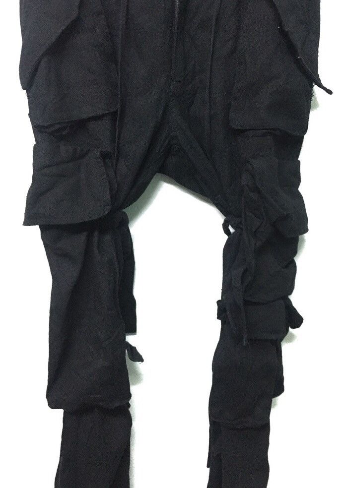 BUFFALO BOBS × Japanese Brand Parahute Boundage Cargo Pants inspire yohji yamamoto Size US 31 - 8 Thumbnail