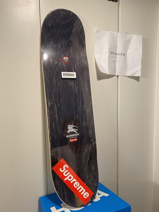 Supreme Supreme Burberry Skateboard Deck Beige | Grailed