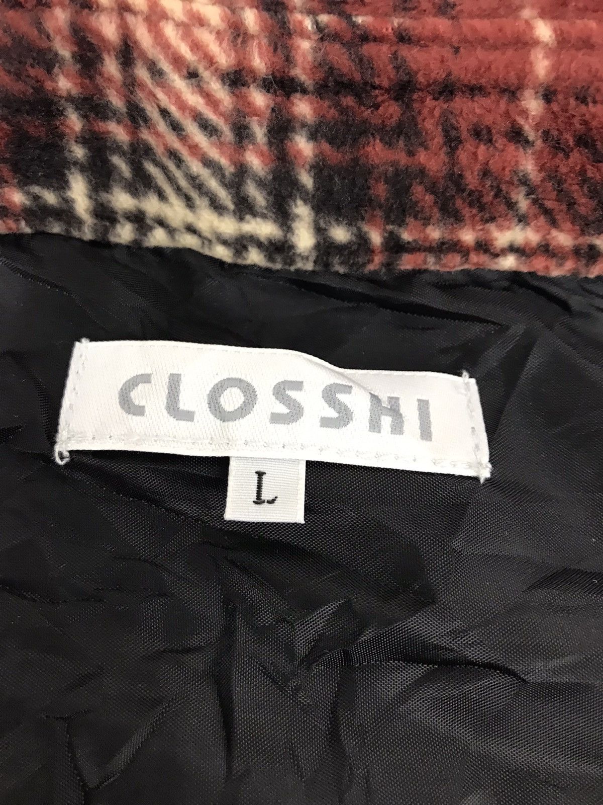 Flannel × Japanese Brand Closshi Flannel Shadow Plaid Check Streetwear Size US L / EU 52-54 / 3 - 6 Thumbnail