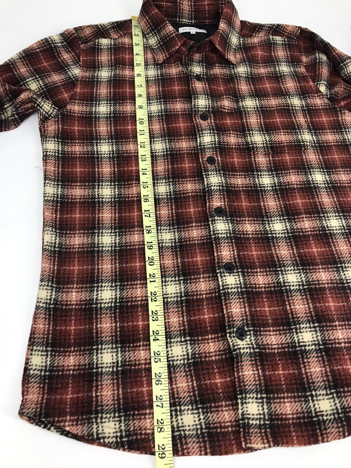 Flannel × Japanese Brand Closshi Flannel Shadow Plaid Check Streetwear Size US L / EU 52-54 / 3 - 4 Thumbnail