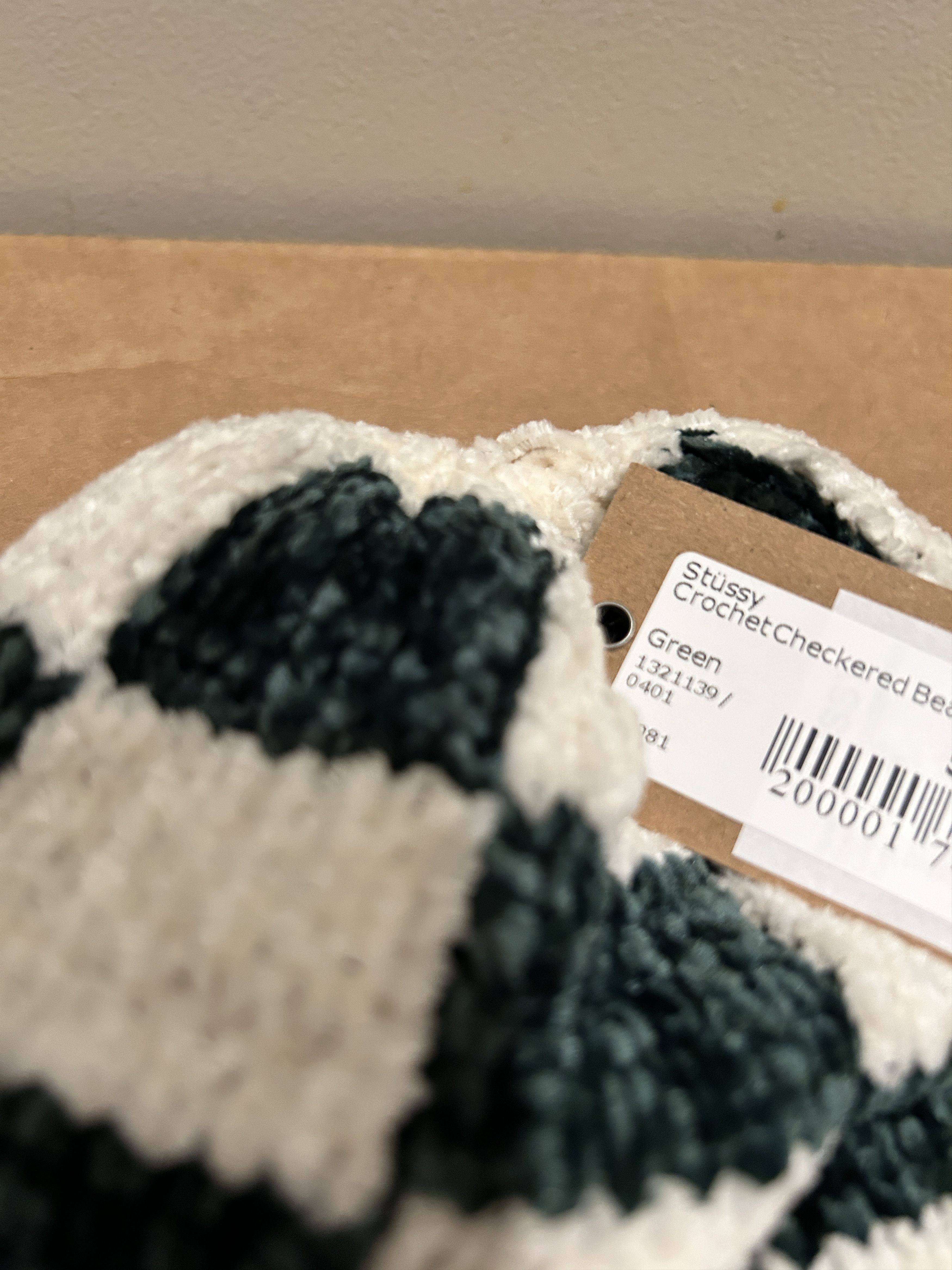 Stussy stussy crochet checker beanie Size ONE SIZE - 6 Thumbnail