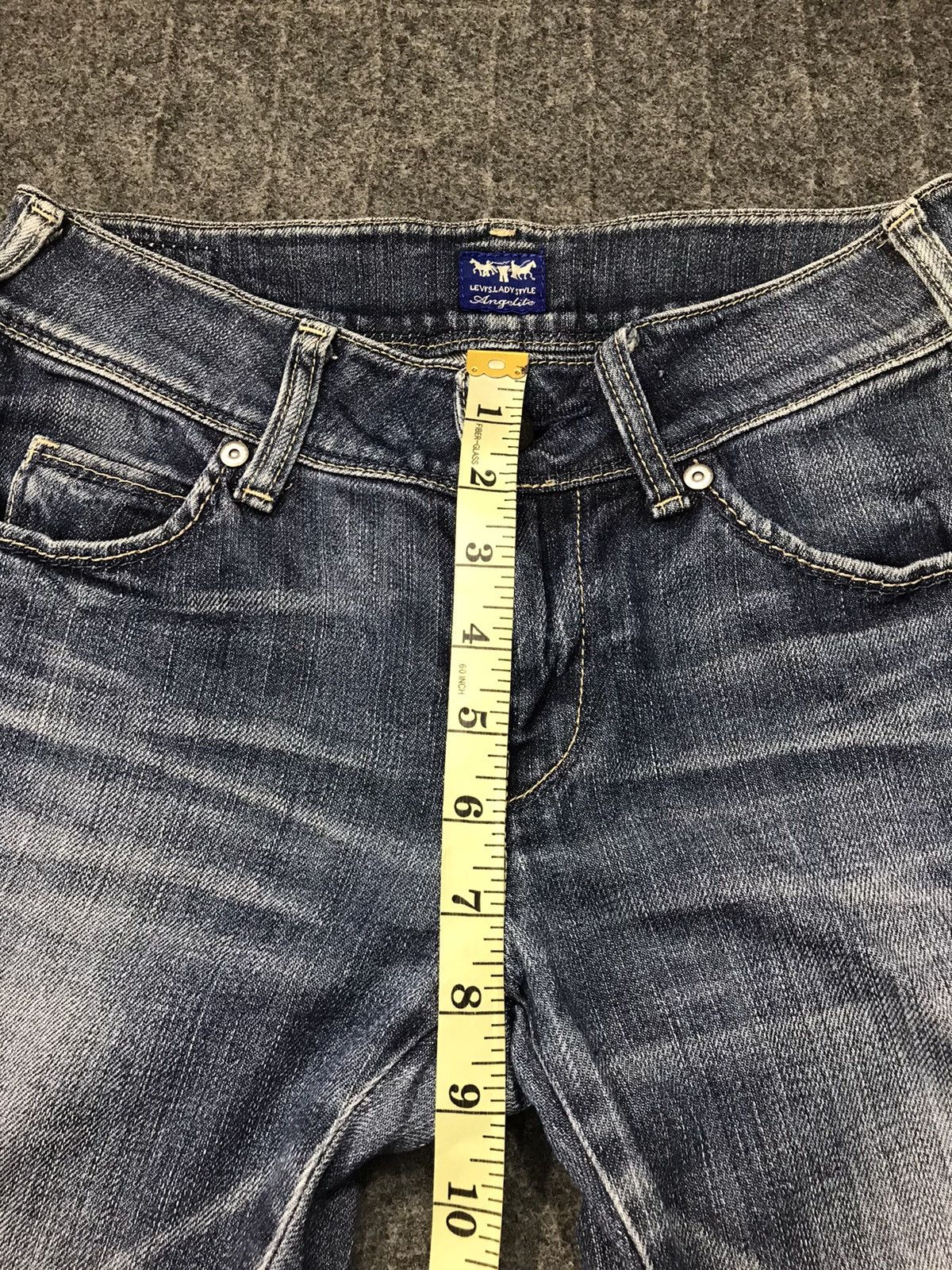 Levi's × Vintage Vintage Levi’s Lady Style Angelite Denim Jeans Straight Cut Size 26" / US 2 / IT 38 - 12 Thumbnail
