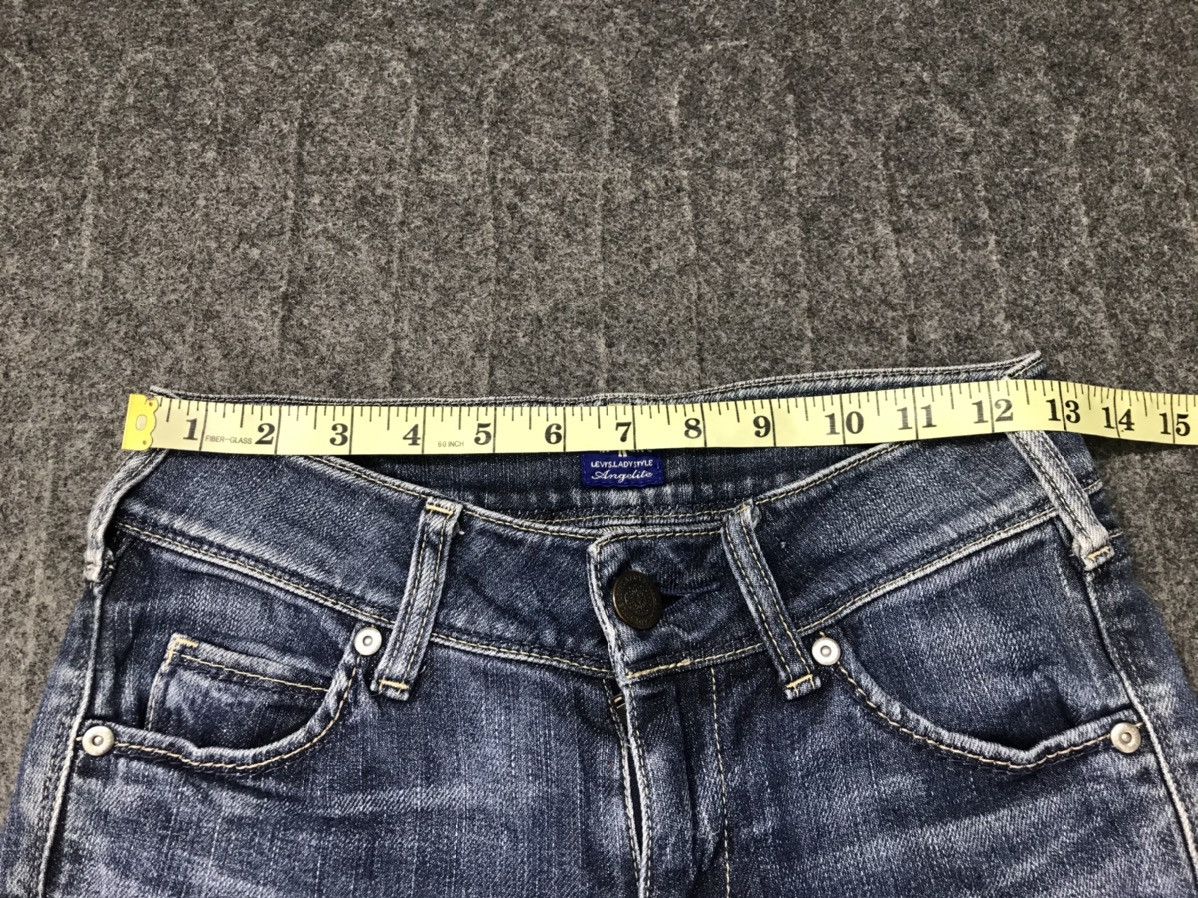 Levi's × Vintage Vintage Levi’s Lady Style Angelite Denim Jeans Straight Cut Size 26" / US 2 / IT 38 - 9 Thumbnail