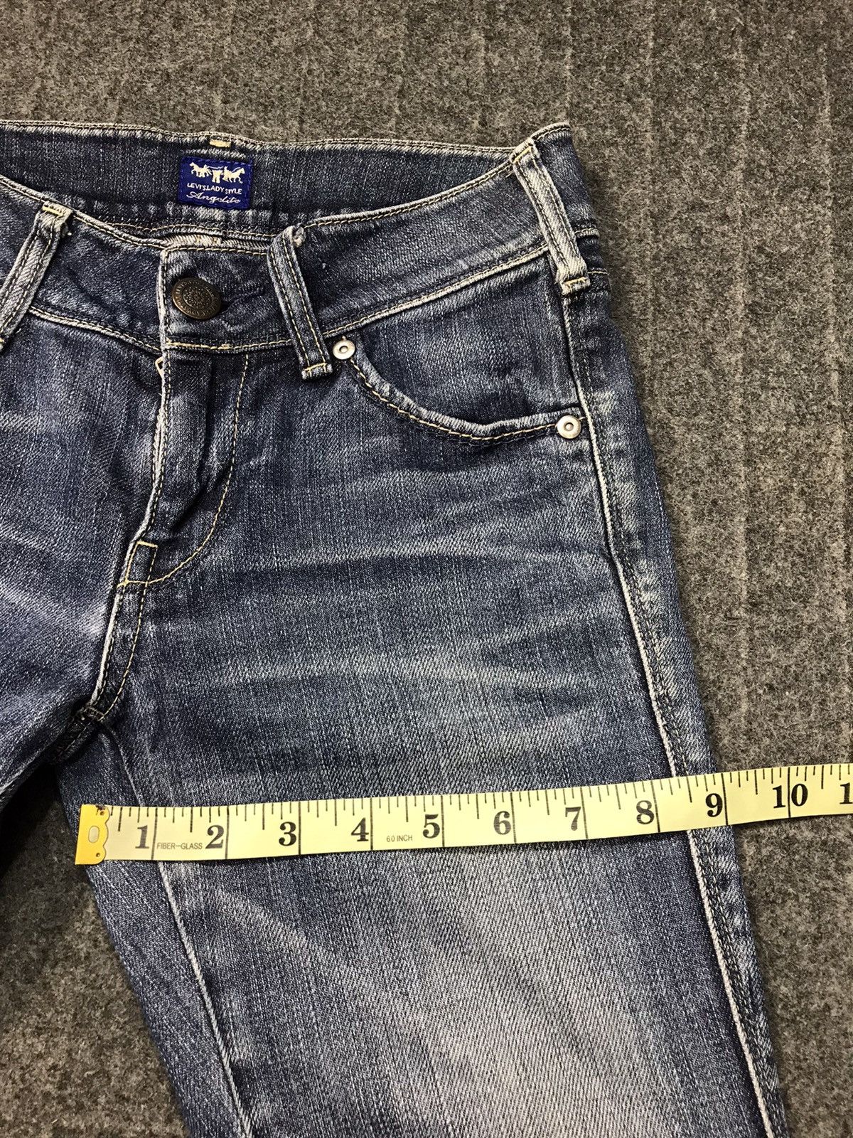 Levi's × Vintage Vintage Levi’s Lady Style Angelite Denim Jeans Straight Cut Size 26" / US 2 / IT 38 - 13 Thumbnail