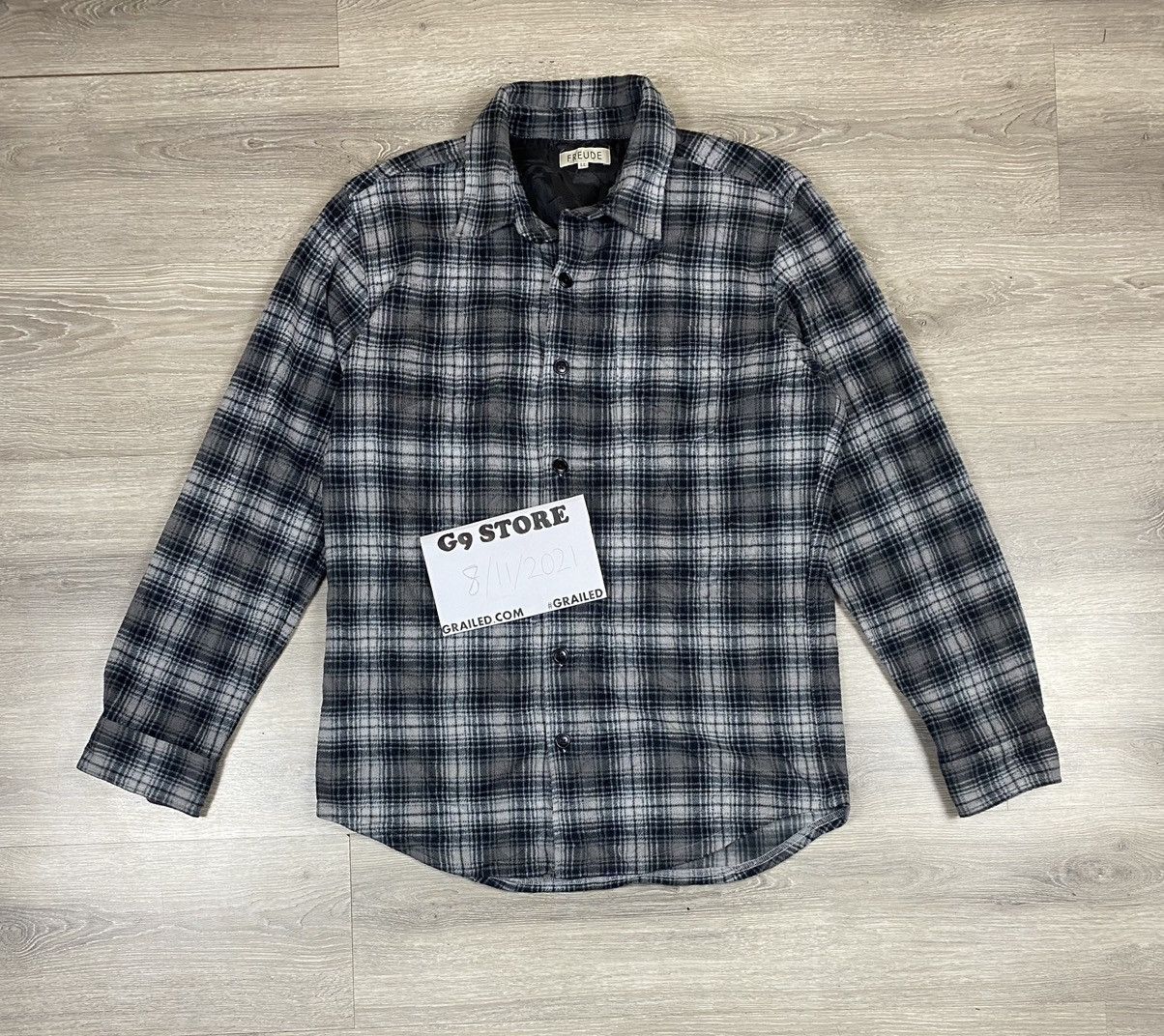 Flannel VINTAGE FREUDE FLEECE CHECKERED SHIRTS BUTTON UP FLANNEL Size US L / EU 52-54 / 3 - 2 Thumbnail