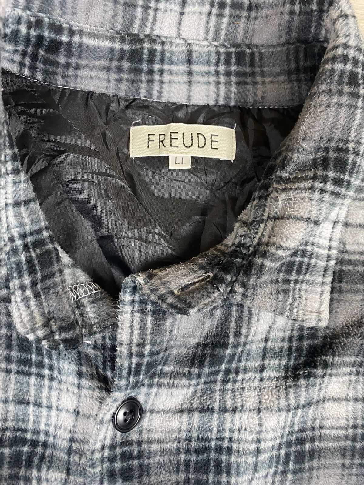 Flannel VINTAGE FREUDE FLEECE CHECKERED SHIRTS BUTTON UP FLANNEL Size US L / EU 52-54 / 3 - 6 Thumbnail