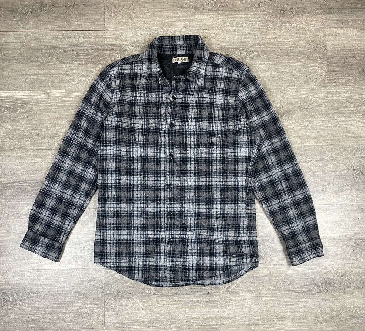 Flannel VINTAGE FREUDE FLEECE CHECKERED SHIRTS BUTTON UP FLANNEL Size US L / EU 52-54 / 3 - 1 Thumbnail
