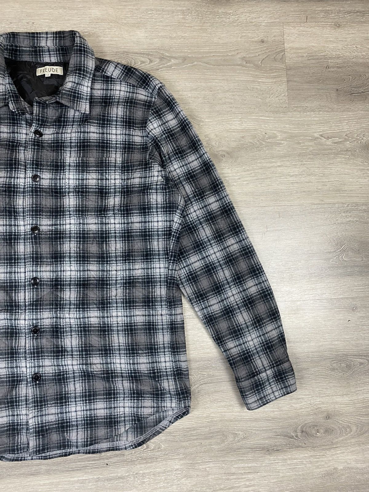 Flannel VINTAGE FREUDE FLEECE CHECKERED SHIRTS BUTTON UP FLANNEL Size US L / EU 52-54 / 3 - 3 Thumbnail