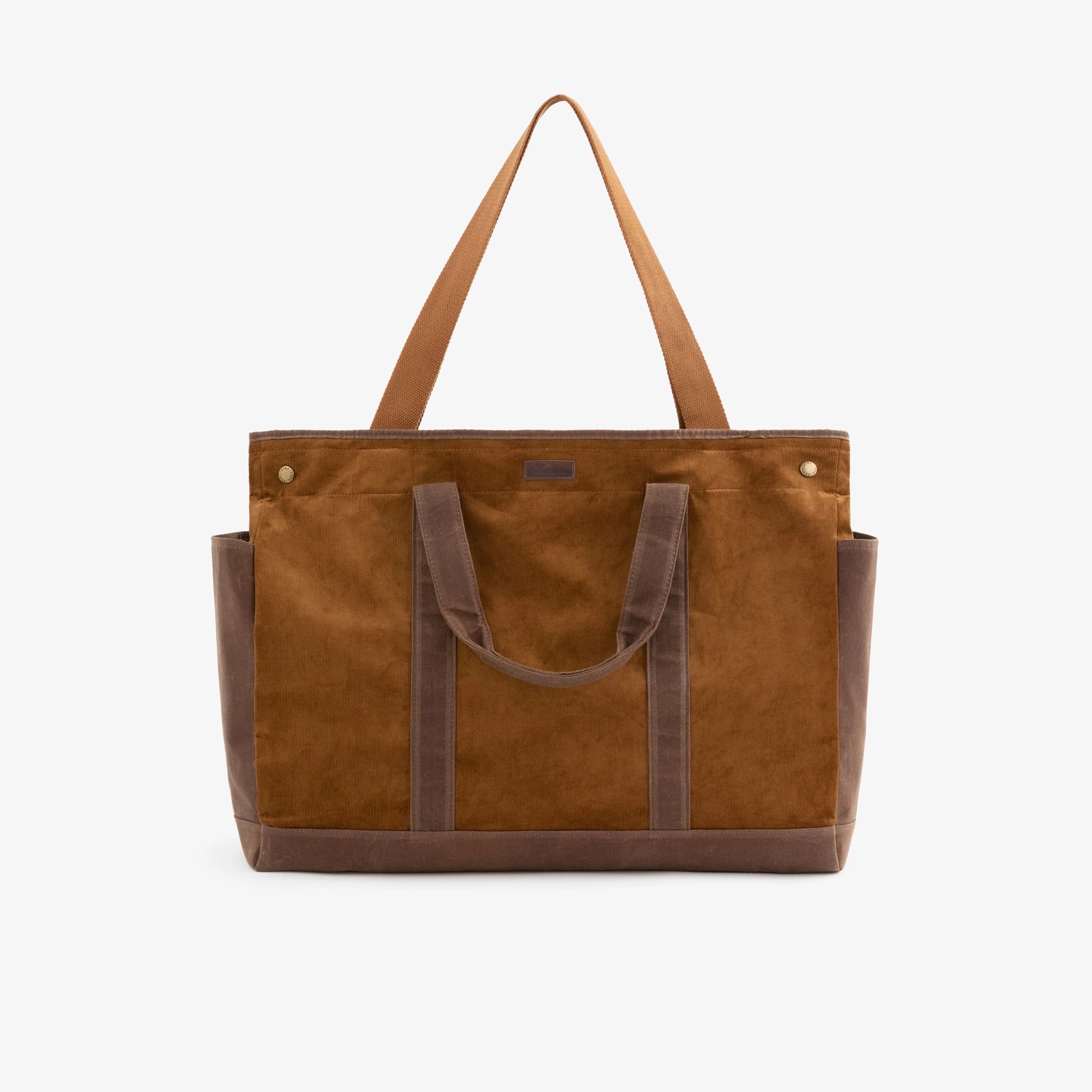 Pre-owned Aimé Leon Dore Micro Cord Weekender Tote Bag In Brown