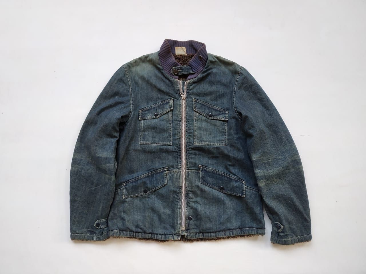 Vintage Blue Way CWU-7/P Military Flight Sherpa Denim Size US L / EU 52-54 / 3 - 11 Thumbnail