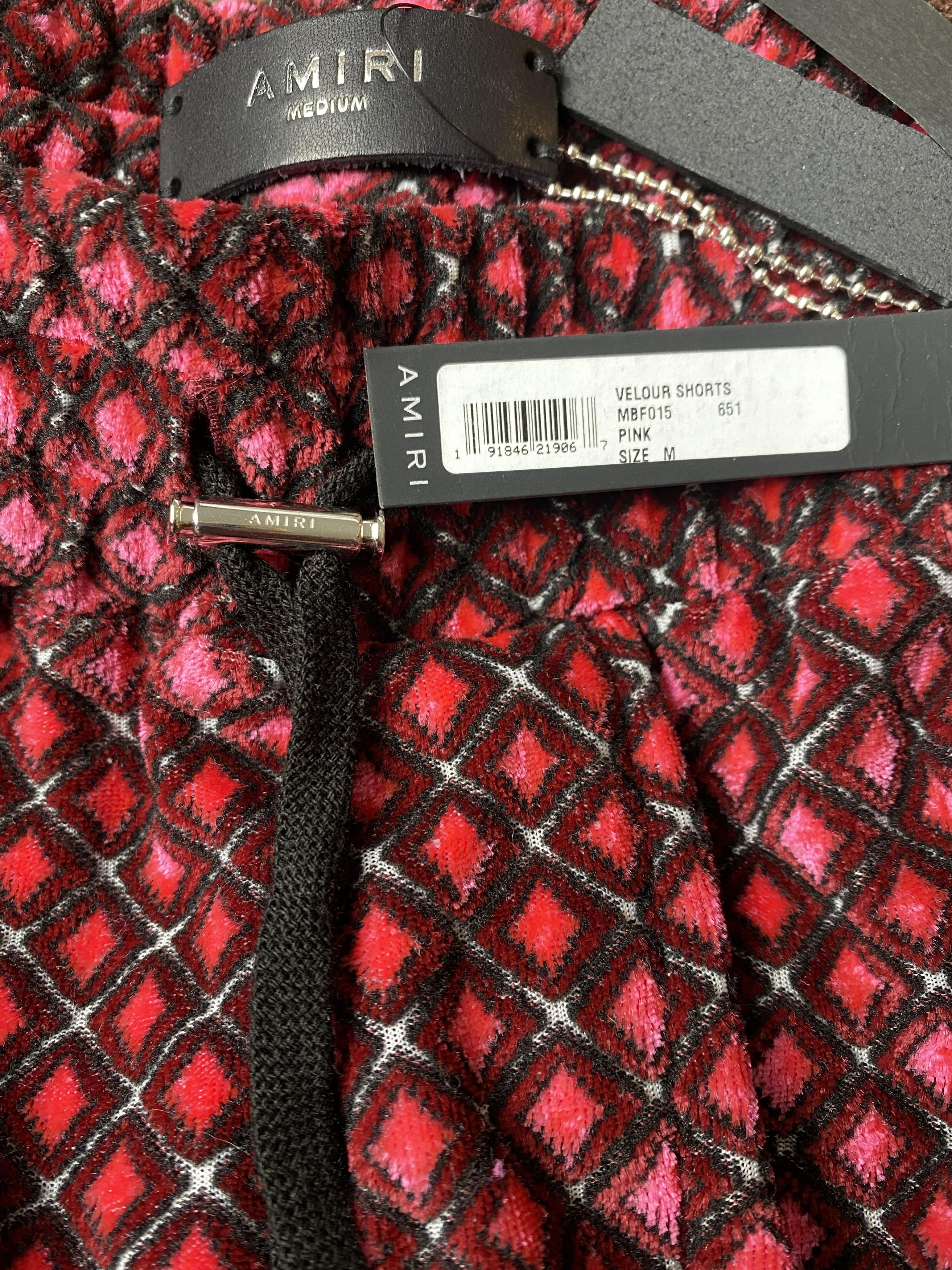 Amiri Amiri Velour Shorts Checkered patterns Size Medium Size US 32 / EU 48 - 2 Thumbnail
