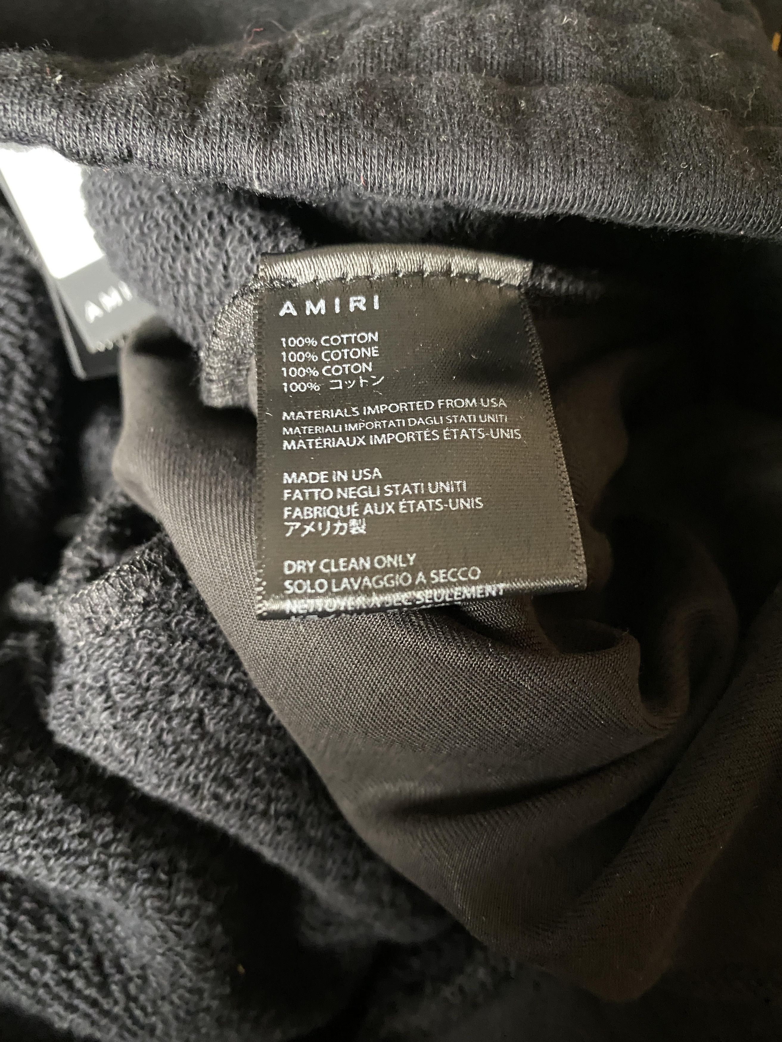 Amiri Amiri M.A. Black Sweatshorts Core logo Size US 34 / EU 50 - 8 Thumbnail