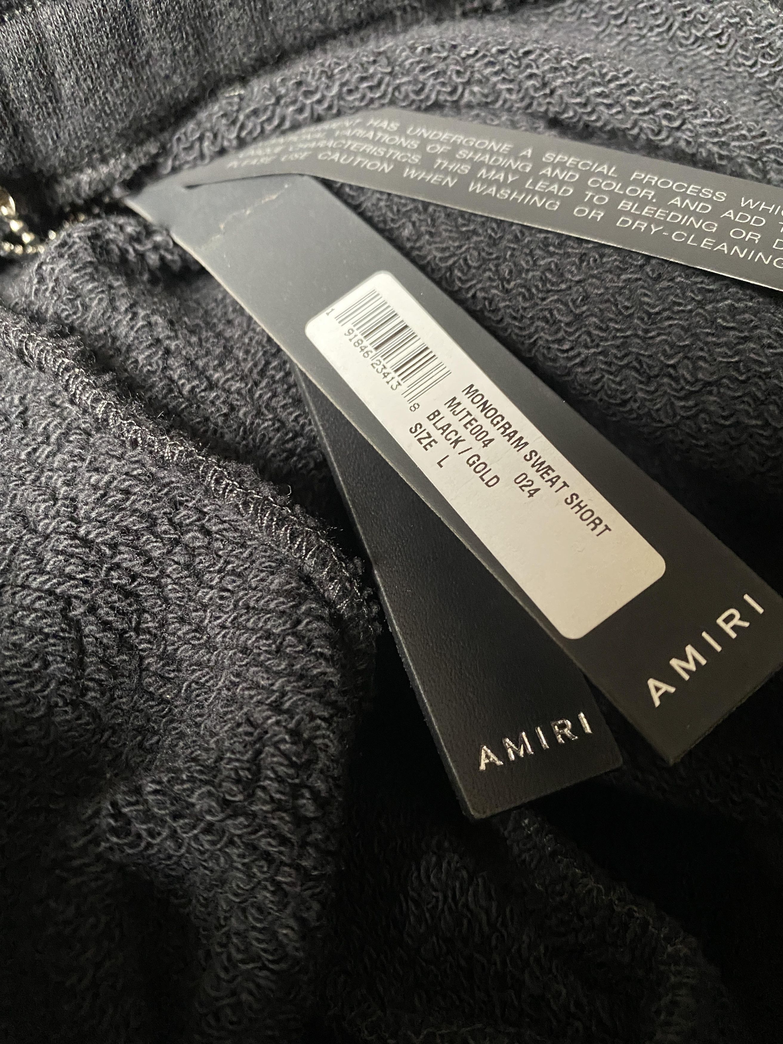 Amiri Amiri M.A. Black Sweatshorts Core logo Size US 34 / EU 50 - 6 Thumbnail