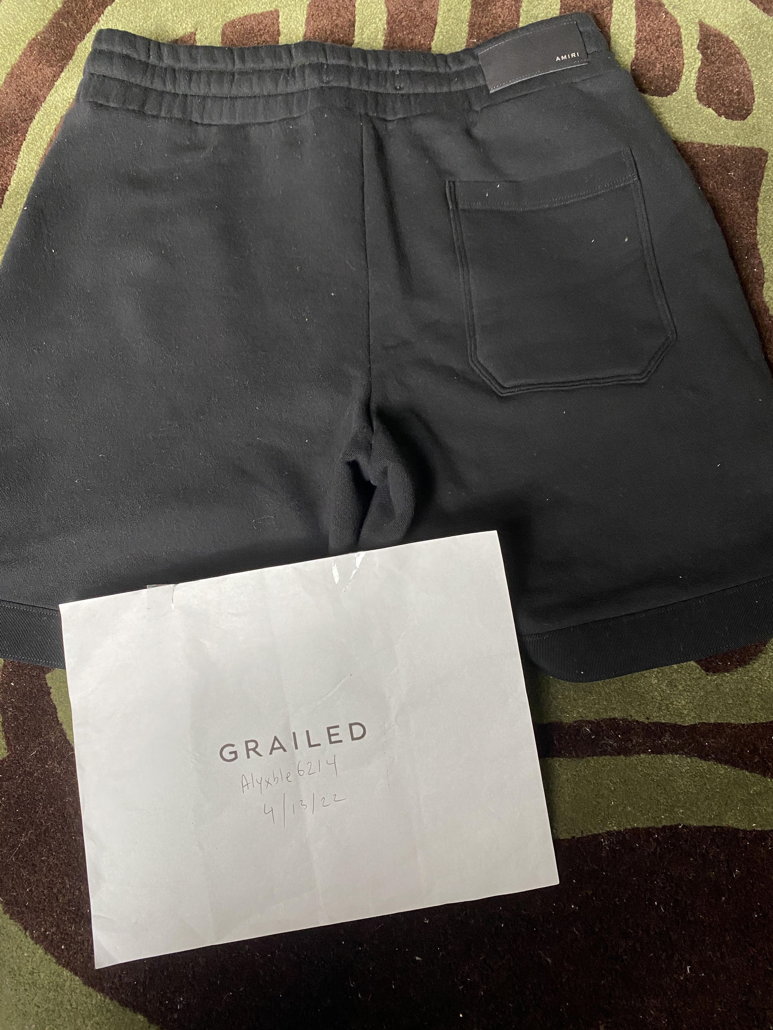 Amiri Amiri M.A. Black Sweatshorts Core logo Size US 34 / EU 50 - 3 Thumbnail